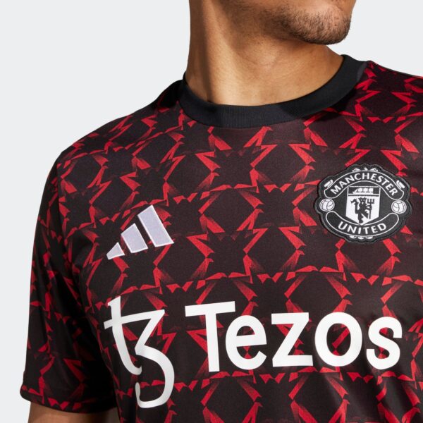 Maillot Manchester United Pre-match Homme 2024/25 Rouge - Image 3