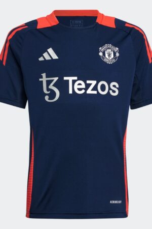 Maillot Manchester United Training Tiro 24 Homme 2024/25 Bleu
