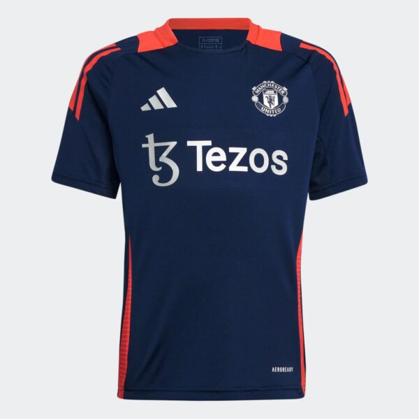 Maillot Manchester United Training Tiro 24 Homme 2024/25 Bleu