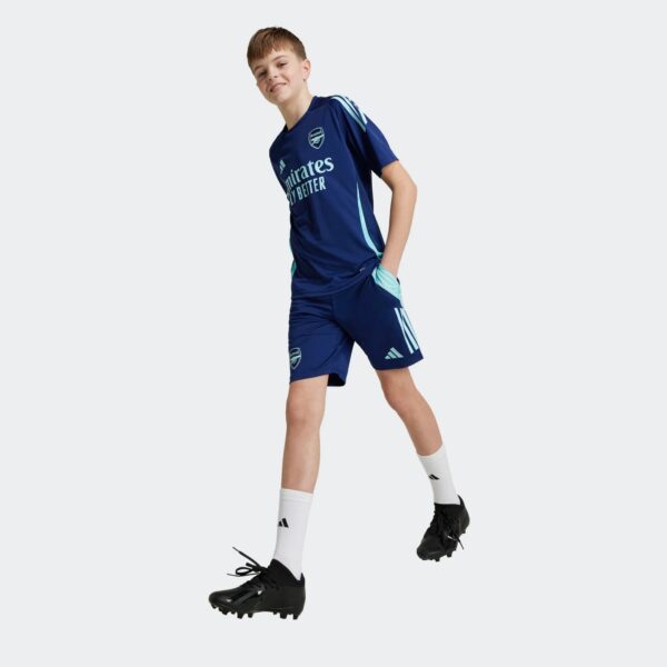Short Arsenal Training Tiro 24 Junior 2024/25 Bleu - Image 4