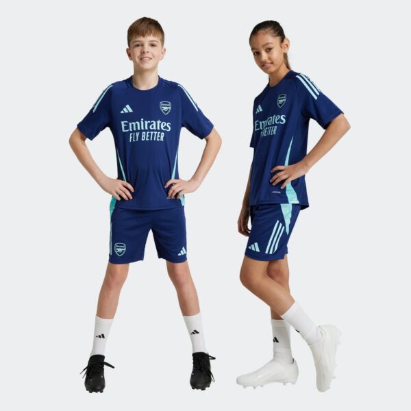Short Arsenal Training Tiro 24 Junior 2024/25 Bleu - Image 2