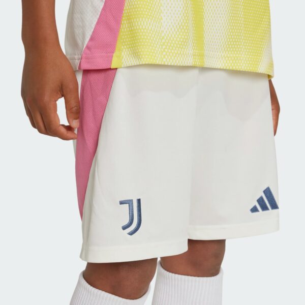 Short Juventus Turin Extérieur Junior 2024/25 Blanc - Image 3