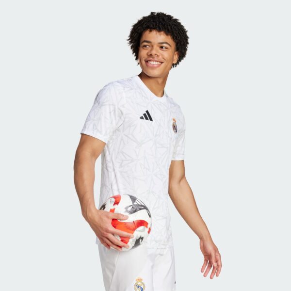Maillot Real Madrid Pre-match Homme 2024/25 Blanc - Image 7