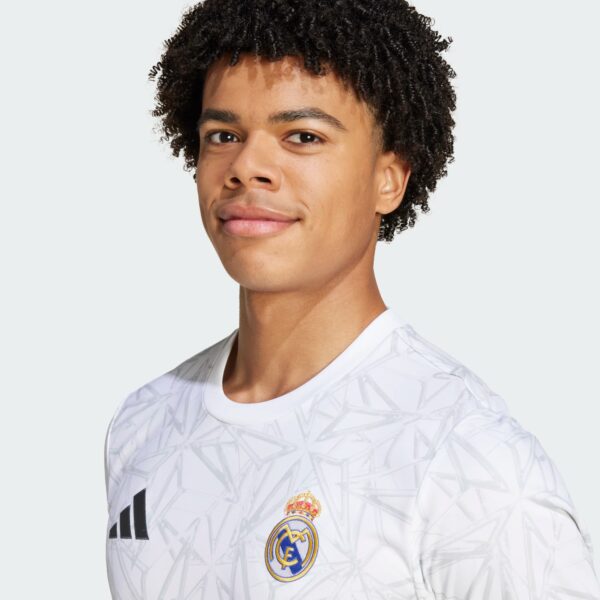 Maillot Real Madrid Pre-match Homme 2024/25 Blanc - Image 3