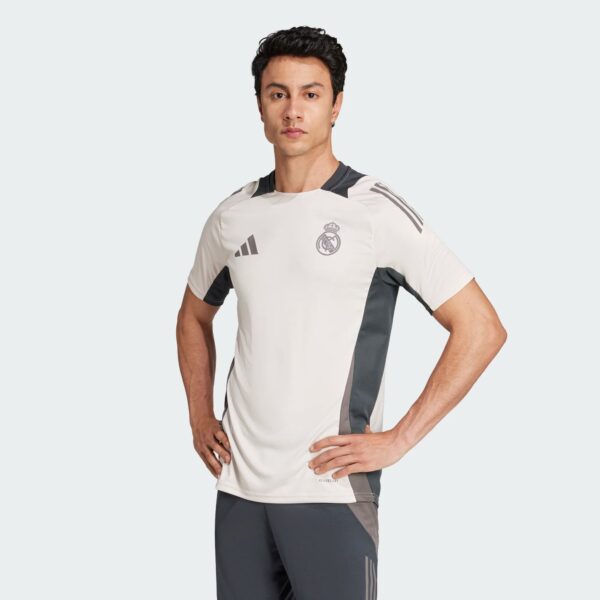 Maillot Real Madrid Training Tiro 24 Homme 2024/25 Beige - Image 2