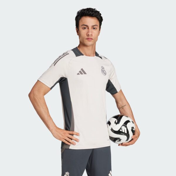 Maillot Real Madrid Training Tiro 24 Homme 2024/25 Beige - Image 7