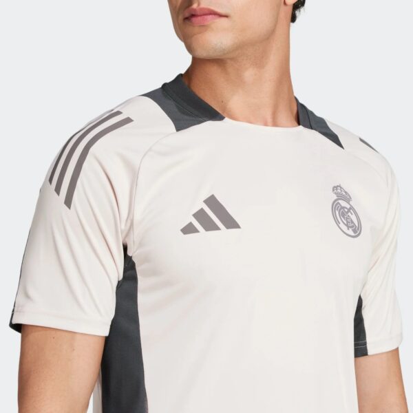 Maillot Real Madrid Training Tiro 24 Homme 2024/25 Beige - Image 3
