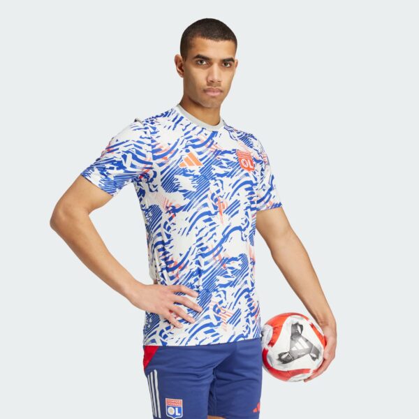 Maillot Olympique Lyonnais Pre-match Homme 2024/25 Blanc - Image 7