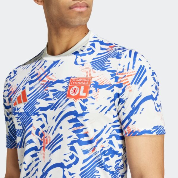 Maillot Olympique Lyonnais Pre-match Homme 2024/25 Blanc - Image 3