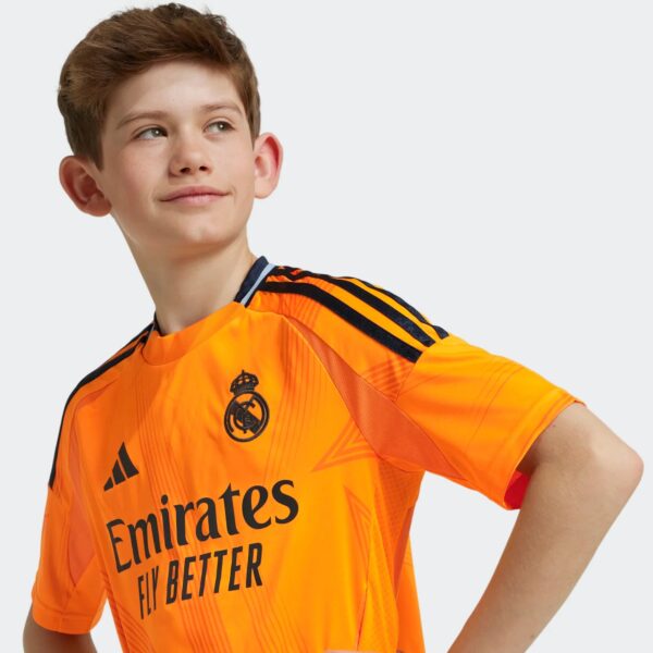 Maillot Real Madrid Extérieur Junior 2024/25 Orange - Image 3