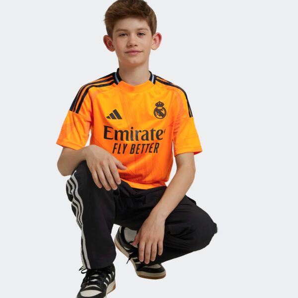 Maillot Real Madrid Extérieur Junior 2024/25 Orange - Image 7
