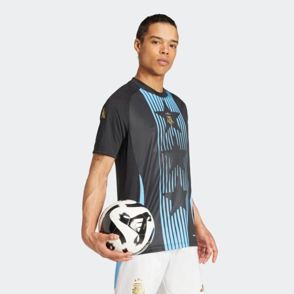 Maillot Argentine Pre-match Homme 2024/25 Noir - Image 7