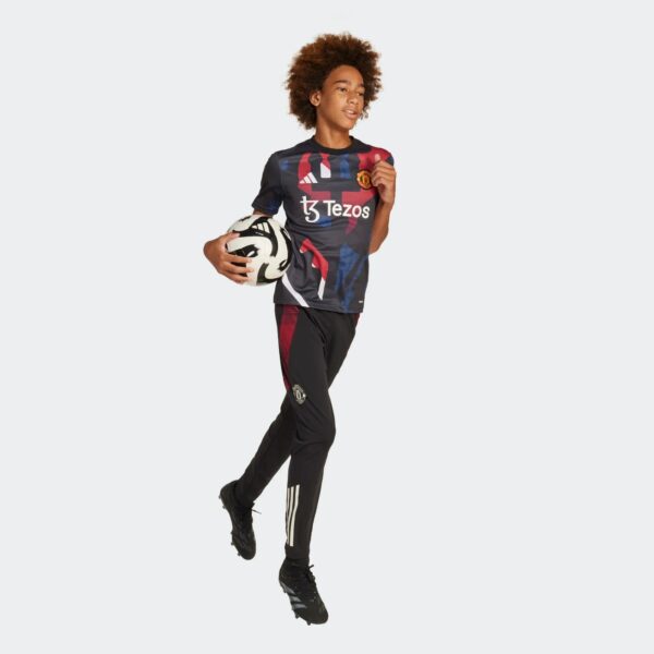 Maillot Manchester United Pre-match Junior 2024/25 Noir - Image 7