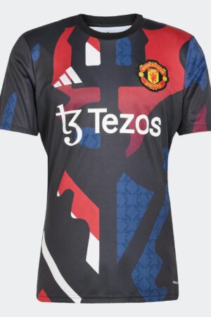 Maillot Manchester United Pre-match Homme 2024/25 Noir