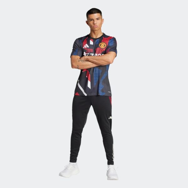 Maillot Manchester United Pre-match Homme 2024/25 Noir - Image 8
