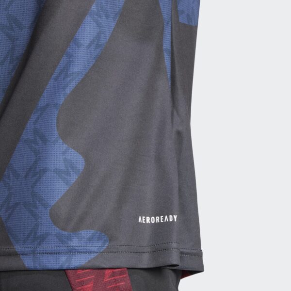 Maillot Manchester United Pre-match Homme 2024/25 Noir - Image 7
