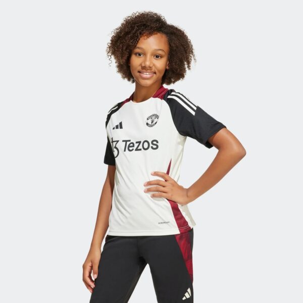 Maillot Manchester United Training Tiro 24 junior 2024/25 Blanc - Image 3