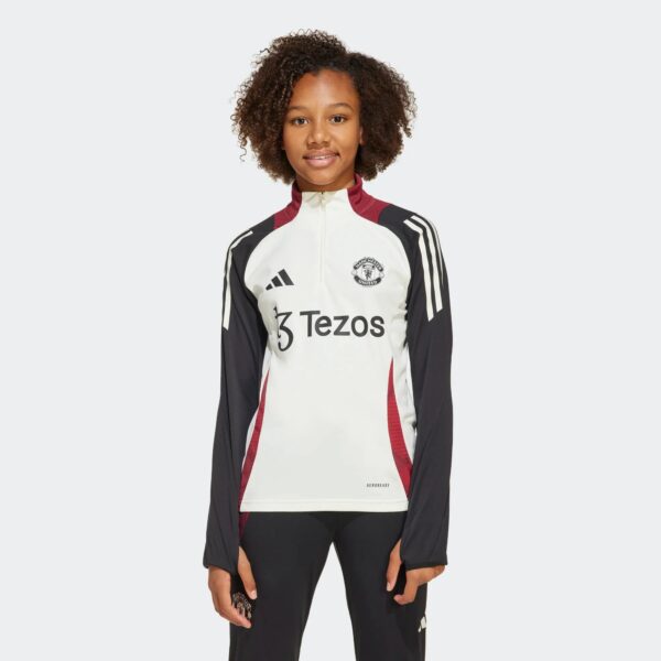 Top Manchester United Training Tiro 24 Junior 2024/25 Blanc - Image 4