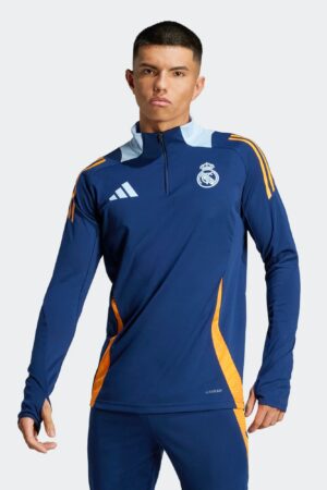 Top Real Madrid Training Tiro 24 Homme 2024/25 Bleu Nuit