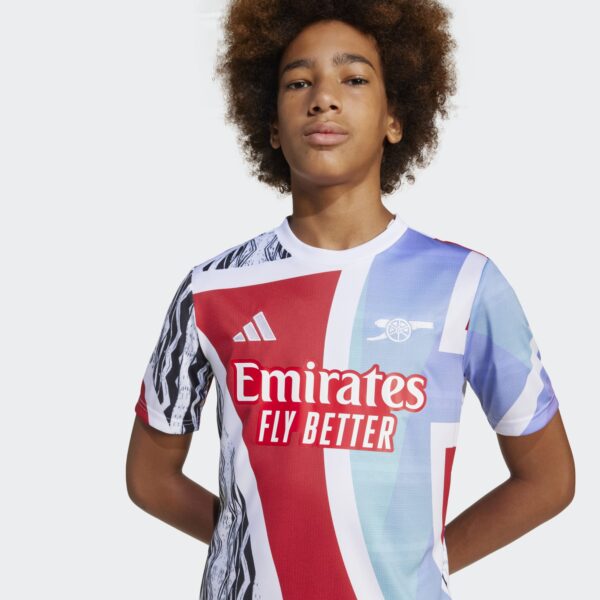 Maillot Arsenal Pre-match Junior 2024/25 Blanc - Image 3