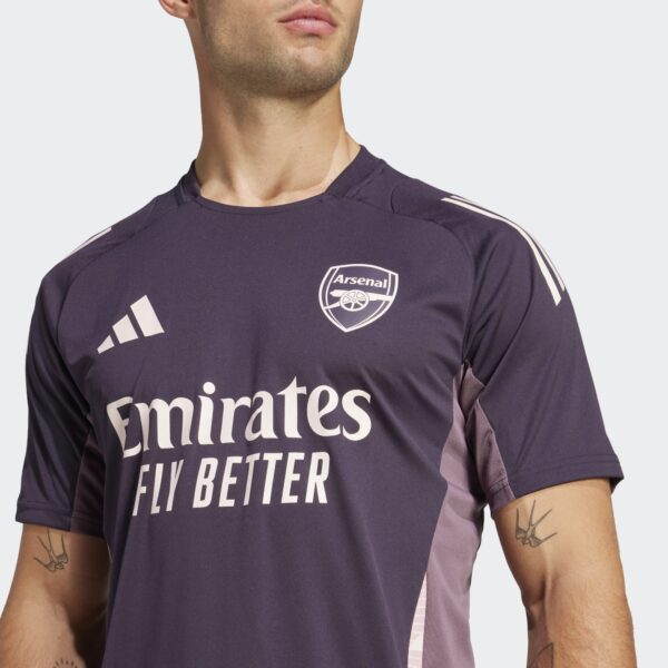 Maillot Arsenal Training Tiro 24 Homme 2024/25 Rosé - Image 3