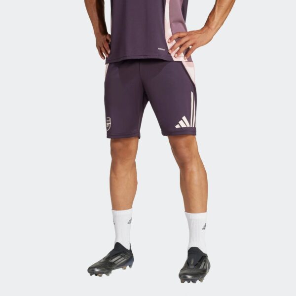 Short Arsenal Training Tiro 24 Homme 2024/25 Rosé - Image 2