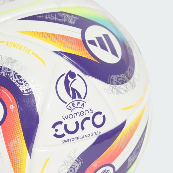 Ballon Adidas Mini Blanc UEFA Women's EURO25 - Image 3