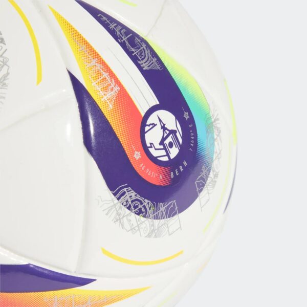 Ballon Adidas Mini Blanc UEFA Women's EURO25 - Image 4