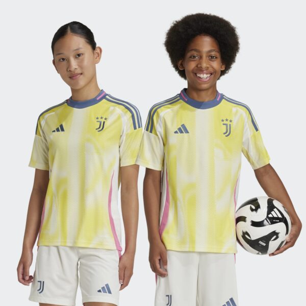 Maillot Juventus Turin Extérieur Junior 2024/25 Jaune - Image 2