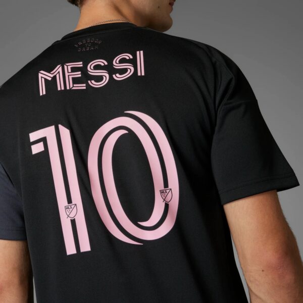 Maillot Inter Miami Extérieur Messi N°10 Homme 2025/26 Noir - Image 7