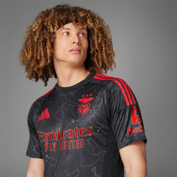 Maillot Benfica Extérieur Homme 2024/25 Noir - Image 3