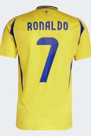 Maillot Al Nassr FC Domicile Ronaldo Homme 2024/25 Jaune