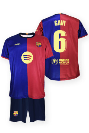 Kit FC Barcelone Domicile Junior Gavi 2024/25