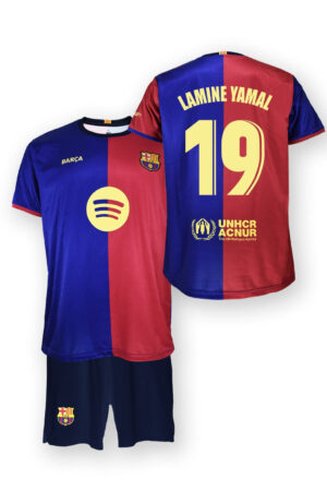 Kit FC Barcelone Domicile Junior Lamine Yamal 2024/25