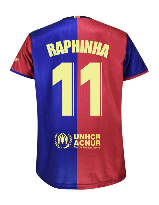 Kit FC Barcelone Domicile Junior Raphinha 2024/25 - Image 2