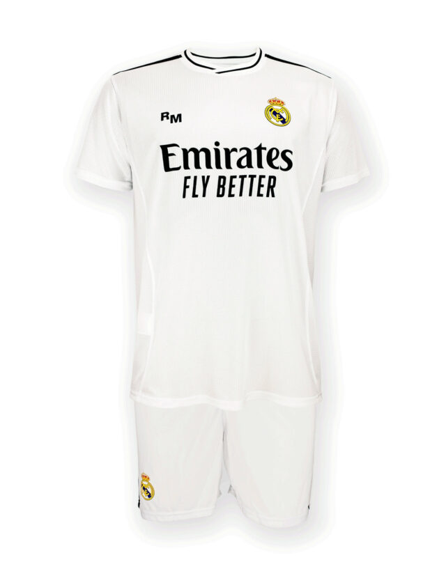 Kit Real Madrid Junior Domicile Mbappé 2024/25 Replica - Image 5