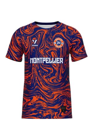 Maillot Montpellier Venka Adulte 2024/25 Bleu ( 34 )