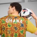 Maillot Ghana Pre-match Homme 2025 Jaune