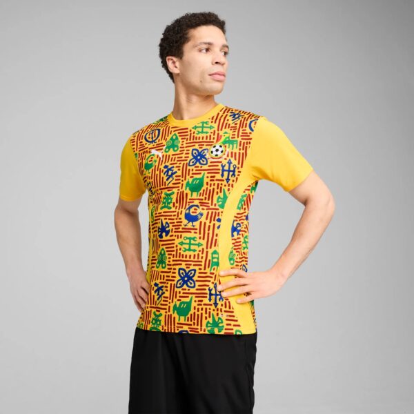 Maillot Ghana Pre-match Homme 2025 Jaune - Image 2