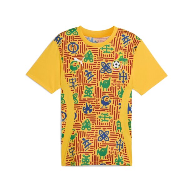 Maillot Ghana Pre-match Homme 2025 Jaune
