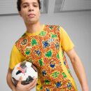 Maillot Ghana Pre-match Homme 2025 Jaune