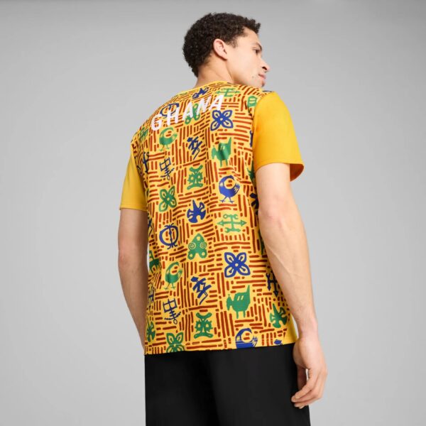 Maillot Ghana Pre-match Homme 2025 Jaune - Image 10