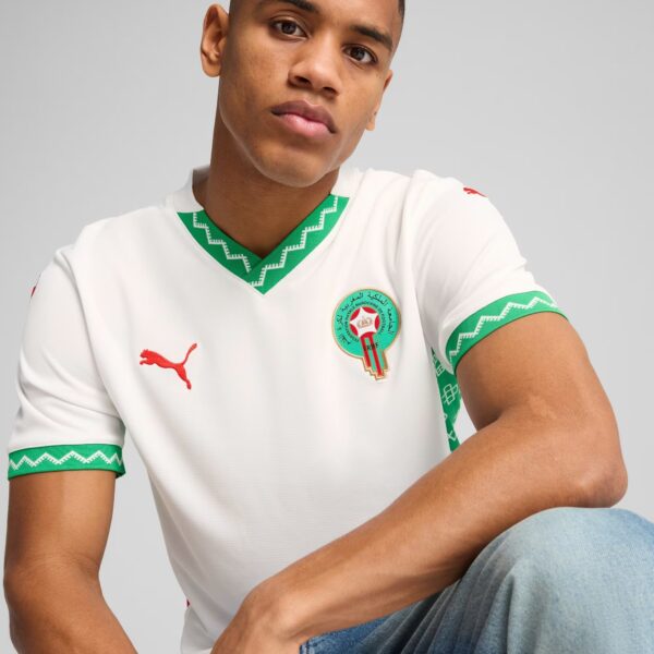 Maillot Maroc Extérieur Homme 2025 Blanc - Image 3