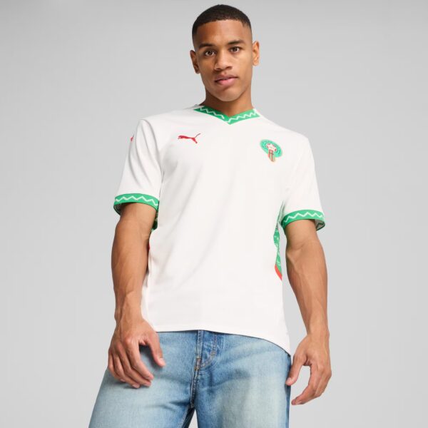 Maillot Maroc Extérieur Homme 2025 Blanc - Image 2