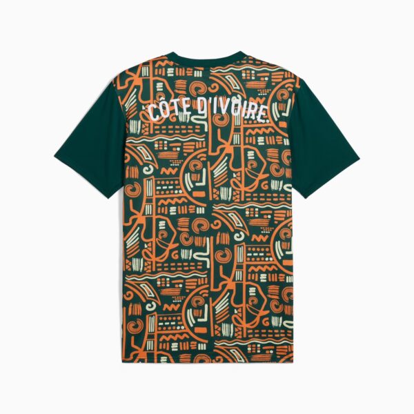 Maillot Côte d'Ivoire Pre-match Homme 2025 Vert - Image 4