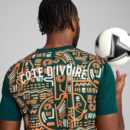 Maillot Côte d'Ivoire Pre-match Homme 2025 Vert