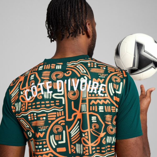 Maillot Côte d'Ivoire Pre-match Homme 2025 Vert - Image 5