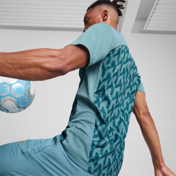 Maillot OM Pre-match Homme 2024/25 Bleu-Vert - Image 5