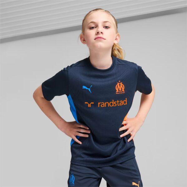 Maillot OM Training Junior 2024/25 Bleu Nuit - Image 2