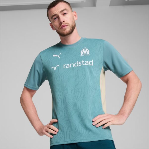 Maillot OM Training Homme 2024/25 Bleu-Vert - Image 2